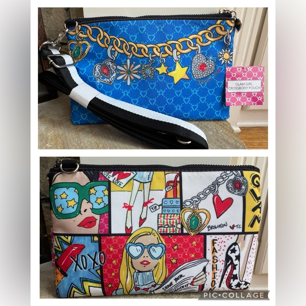 Brighton Glam Girl Crossbody Pouch Handbag Adjustable Strap Style D30266